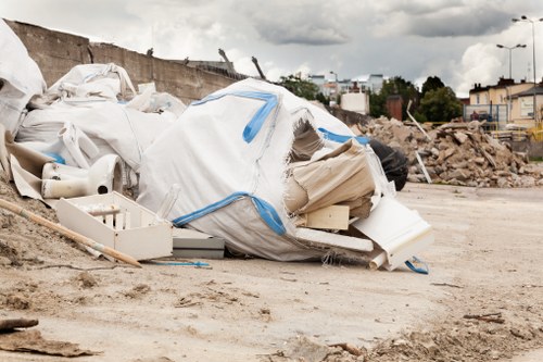Construction site with cleared debris in Thornton Heath